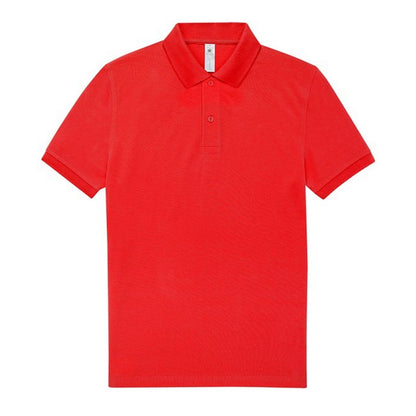 Red - Front - B&C Mens My Polo Shirt