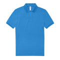 Lake Blue - Front - B&C Mens My Polo Shirt