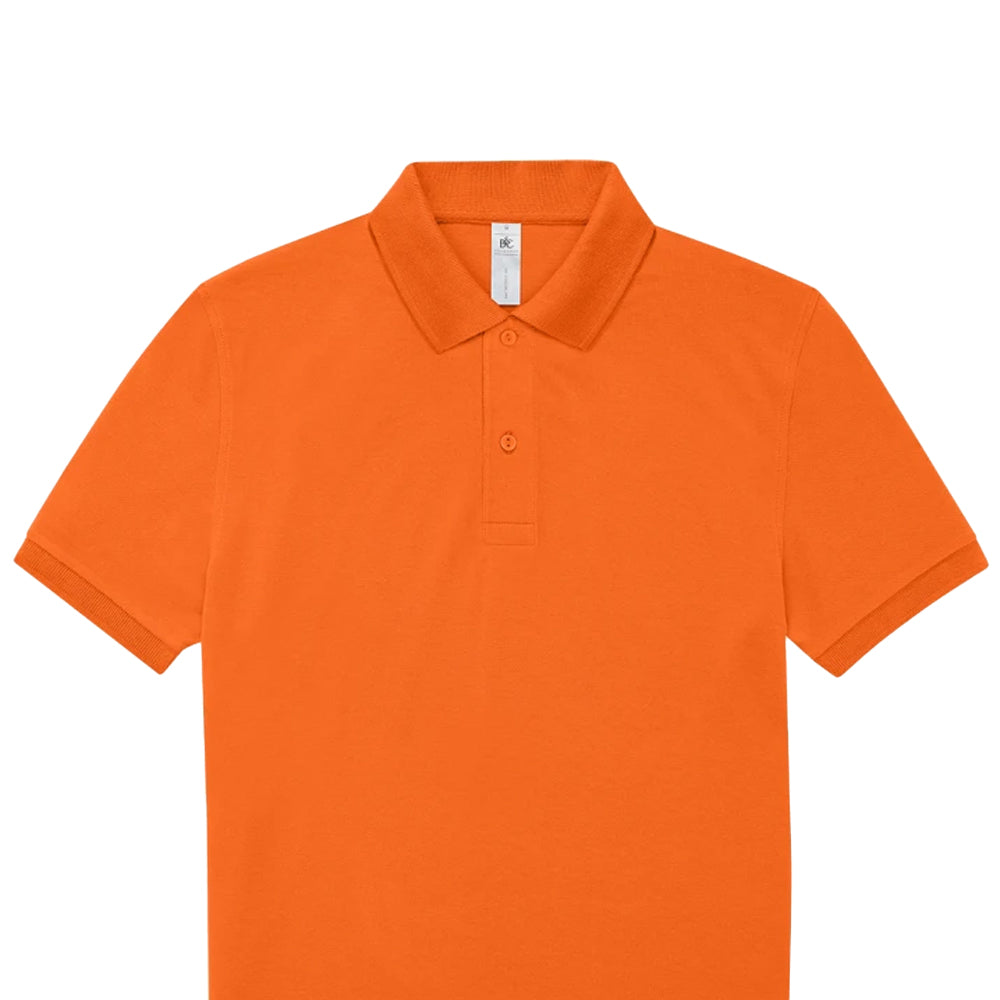 Pure Orange - Back - B&C Mens My Polo Shirt