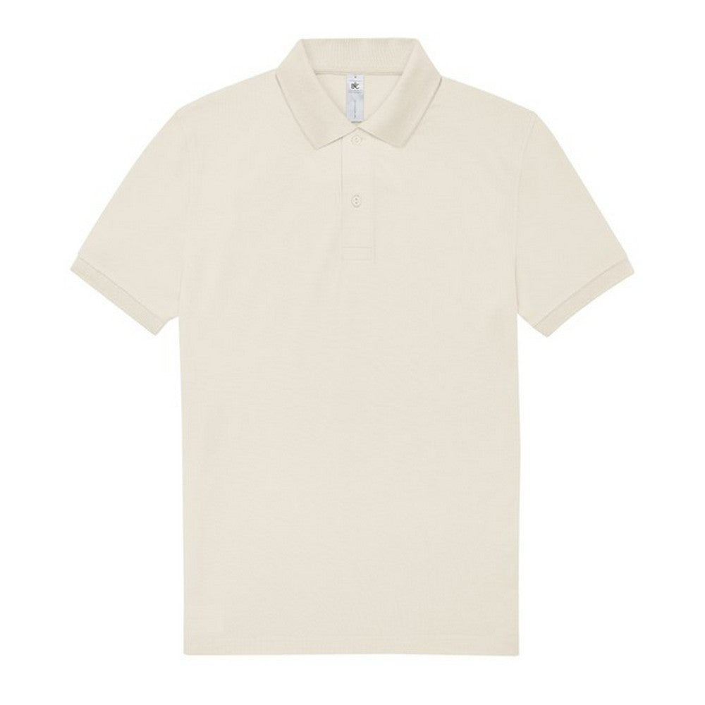 Off White - Front - B&C Mens My Polo Shirt