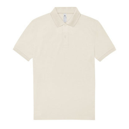 Off White - Front - B&C Mens My Polo Shirt