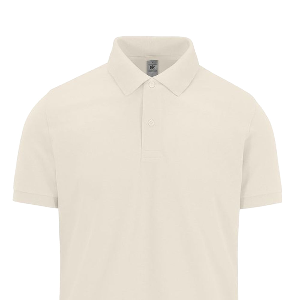 Off White - Back - B&C Mens My Polo Shirt