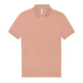 Heather Blue - Front - B&C Mens My Polo Shirt