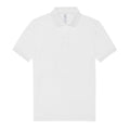 White - Front - B&C Mens My Polo Shirt