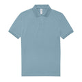 Amalfi Blue - Front - B&C Mens My Polo Shirt