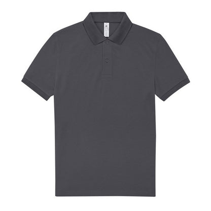 Dark Grey - Front - B&C Mens My Polo Shirt