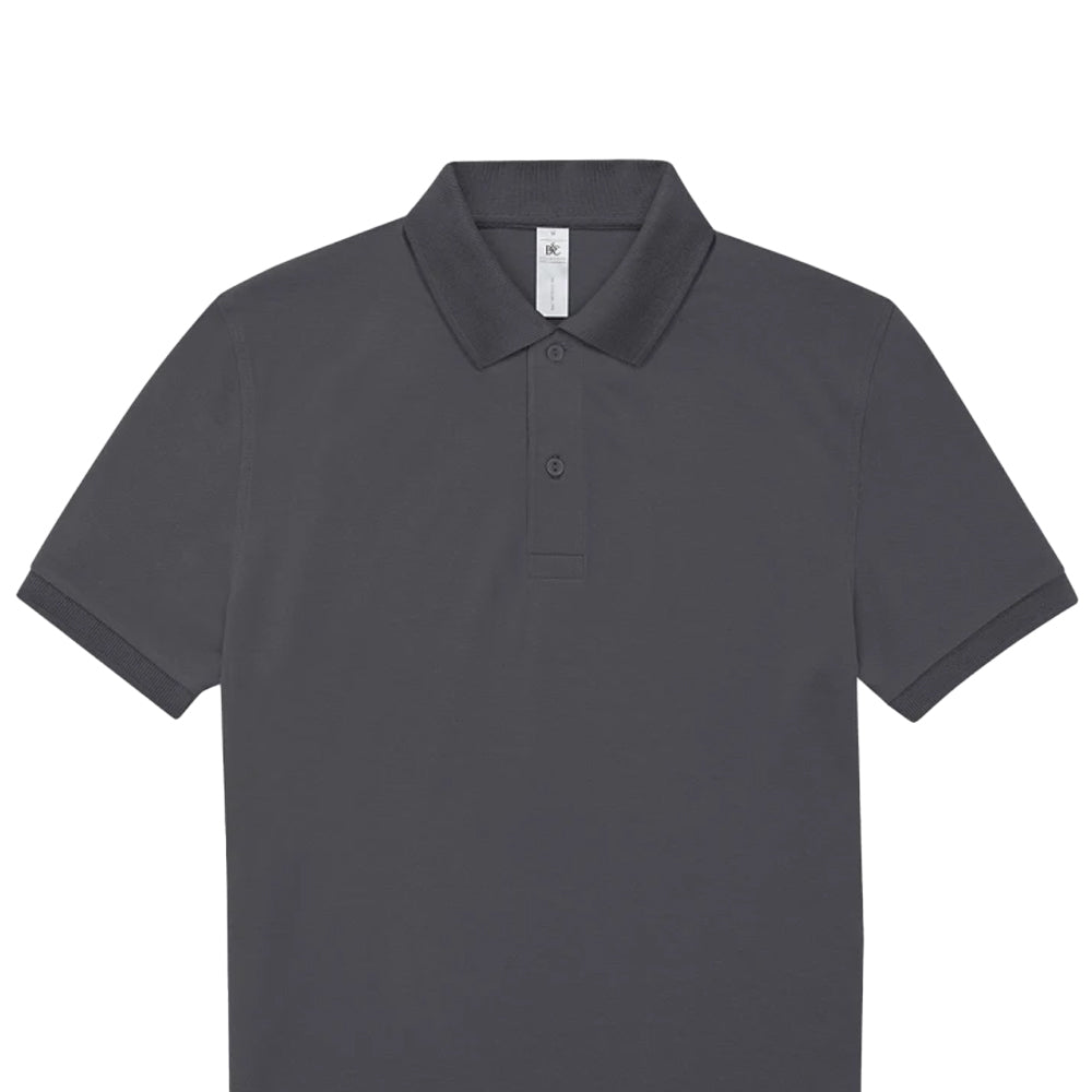 Dark Grey - Back - B&C Mens My Polo Shirt