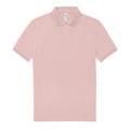 Blush Pink - Front - B&C Mens My Polo Shirt
