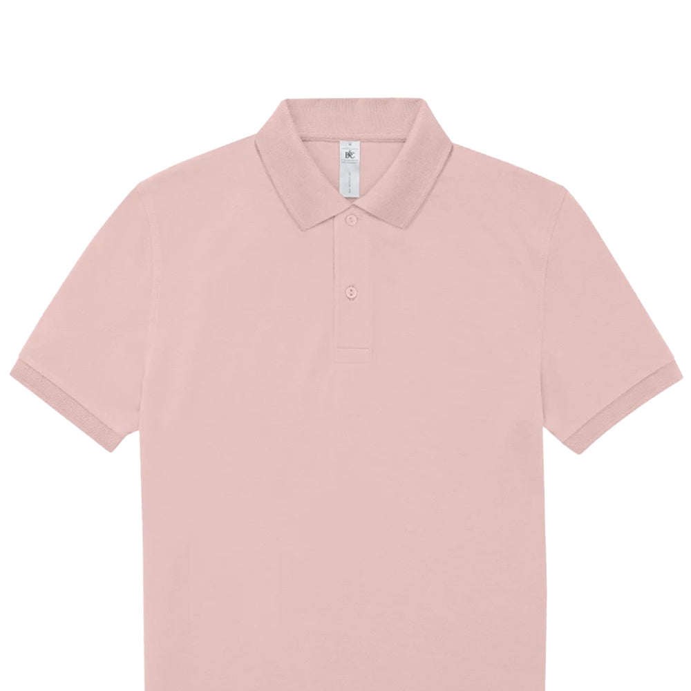 Blush Pink - Back - B&C Mens My Polo Shirt