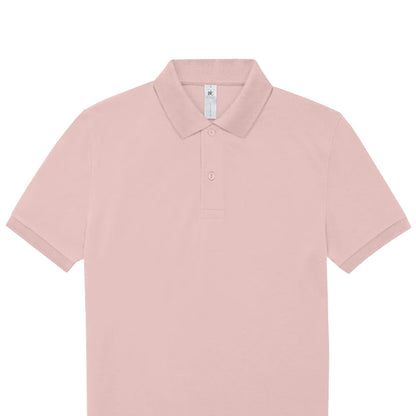 Blush Pink - Back - B&C Mens My Polo Shirt