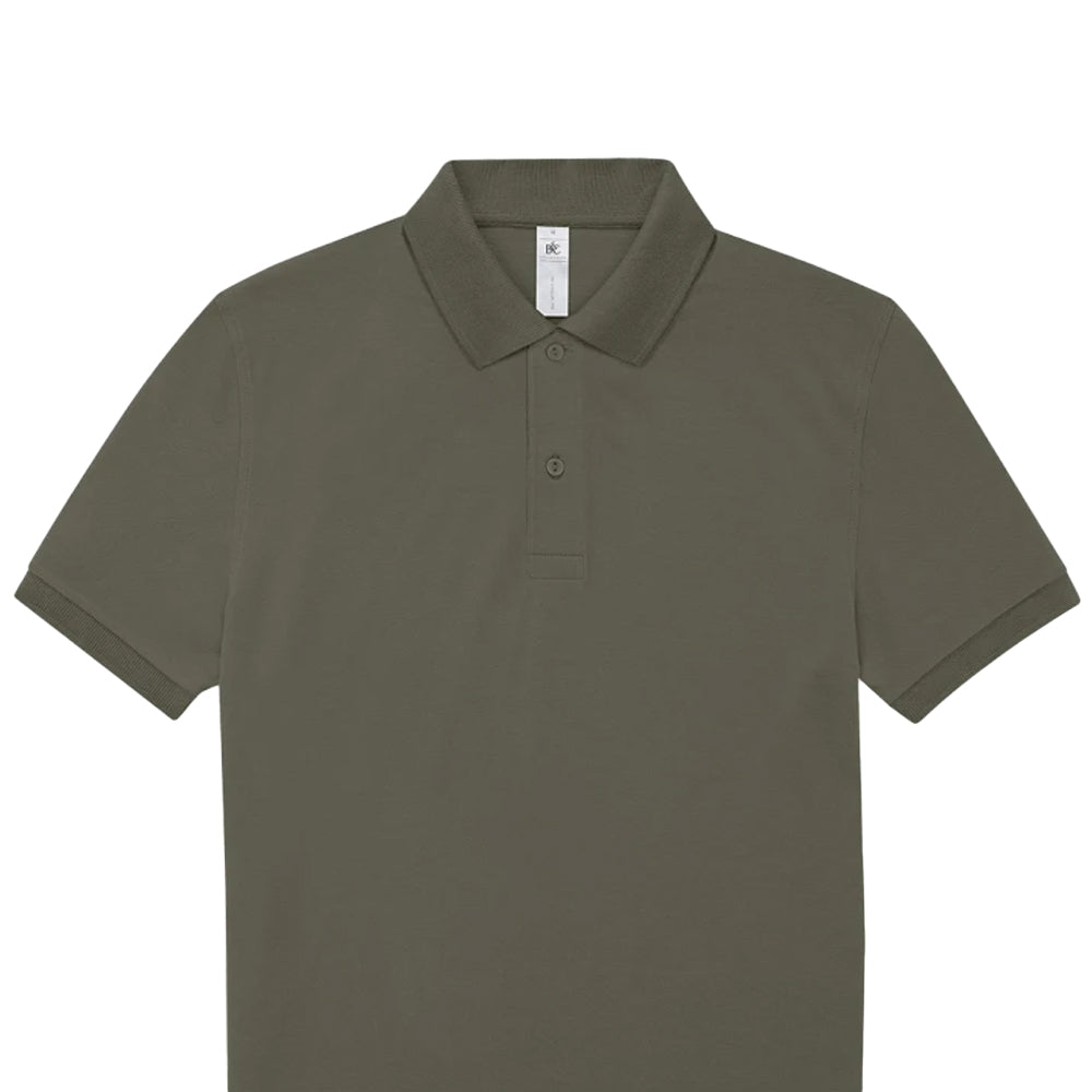 Camo Green - Back - B&C Mens My Polo Shirt