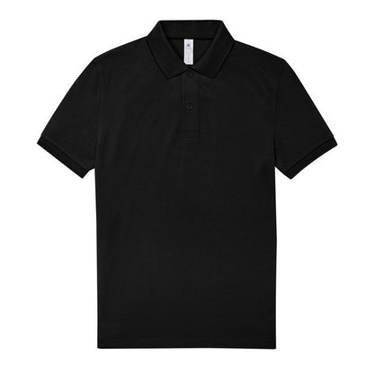 Black - Front - B&C Mens My Polo Shirt