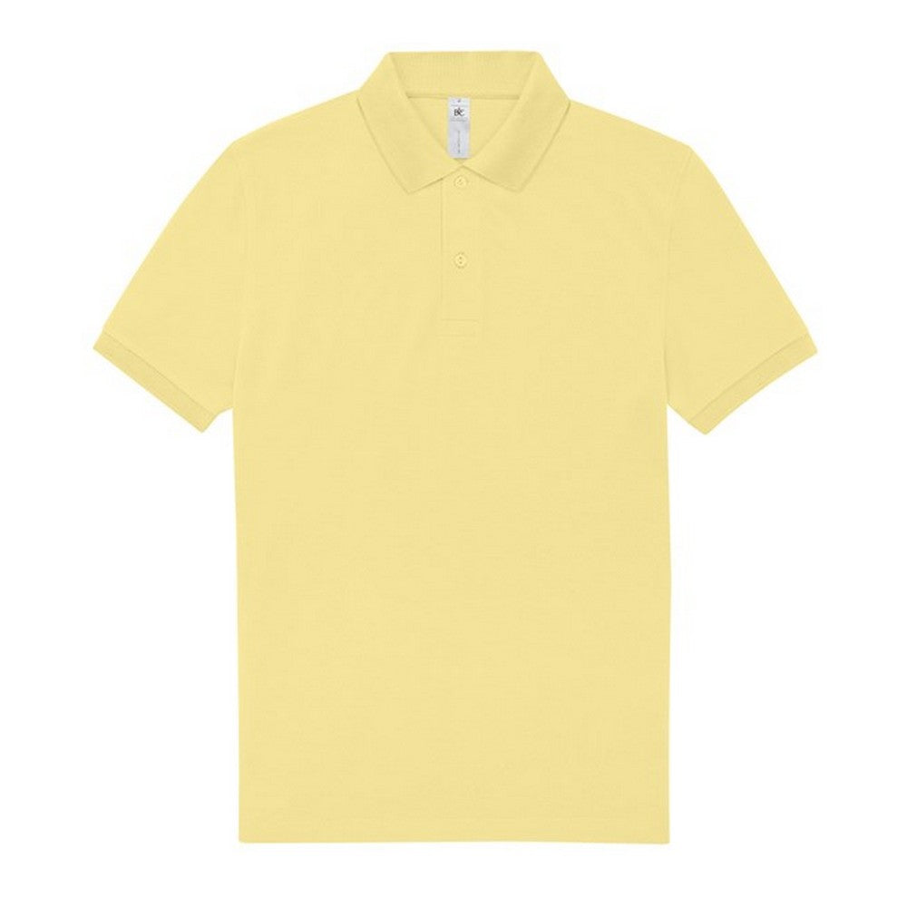 Amalfi Yellow - Front - B&C Mens My Polo Shirt