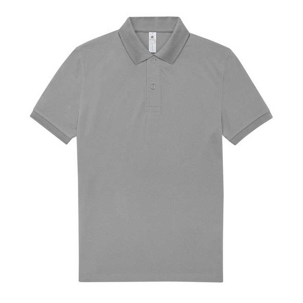 Sports Grey - Front - B&C Mens My Polo Shirt