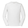 White - Front - Fruit of the Loom Mens Iconic Premium Long-Sleeved T-Shirt