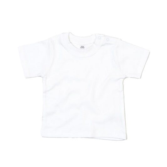 White - Front - Babybugz Baby Made In Africa T-Shirt