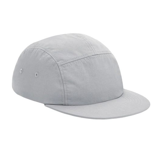 Light Grey - Front - Beechfield 5 Panel Camper Cap