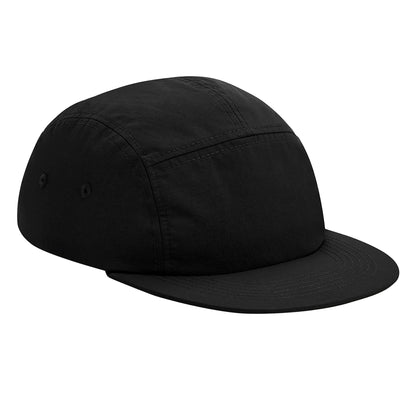 Black - Front - Beechfield 5 Panel Camper Cap