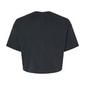 Black - Back - Bella + Canvas Womens-Ladies Jersey Crop T-Shirt