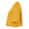 Mustard - Side - Bella + Canvas Womens-Ladies Jersey Crop T-Shirt