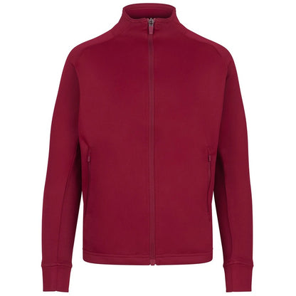 Burgundy - Front - Finden & Hales Childrens-Kids Knitted Track Top
