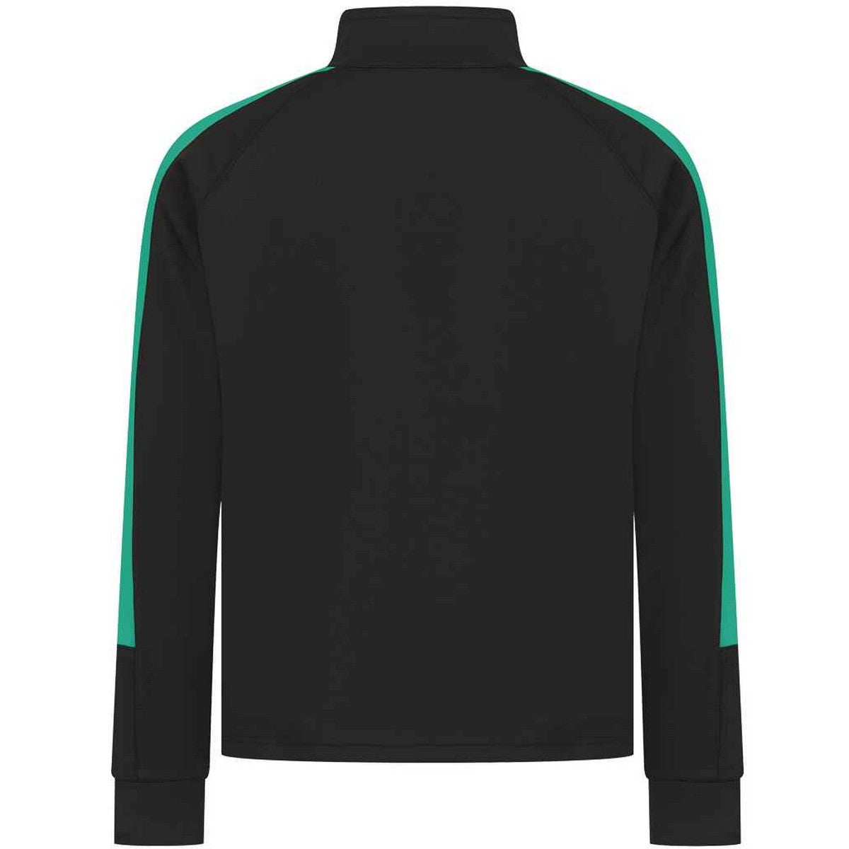 Black-Emerald - Back - Finden & Hales Childrens-Kids Knitted Track Top