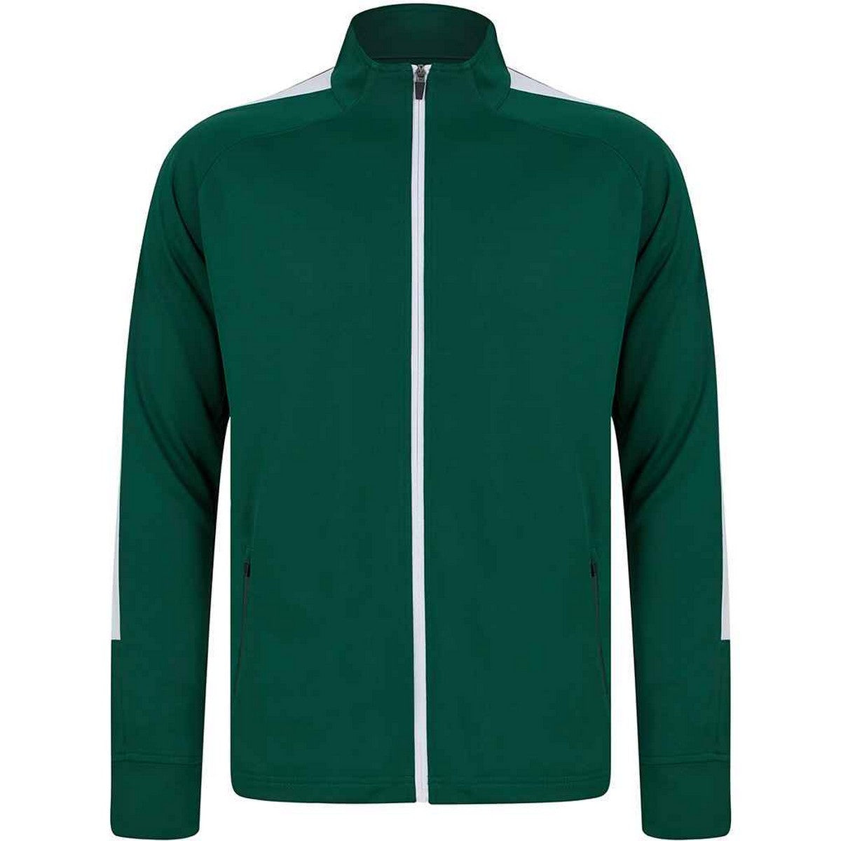 Bottle-White - Front - Finden & Hales Childrens-Kids Knitted Track Top