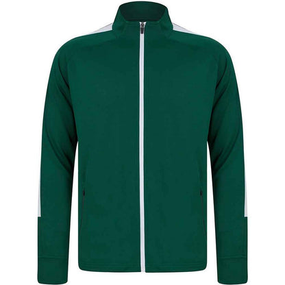 Bottle-White - Front - Finden & Hales Childrens-Kids Knitted Track Top