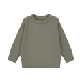 Khaki - Front - Larkwood Childrens-Kids Sustainable Sweatshirt