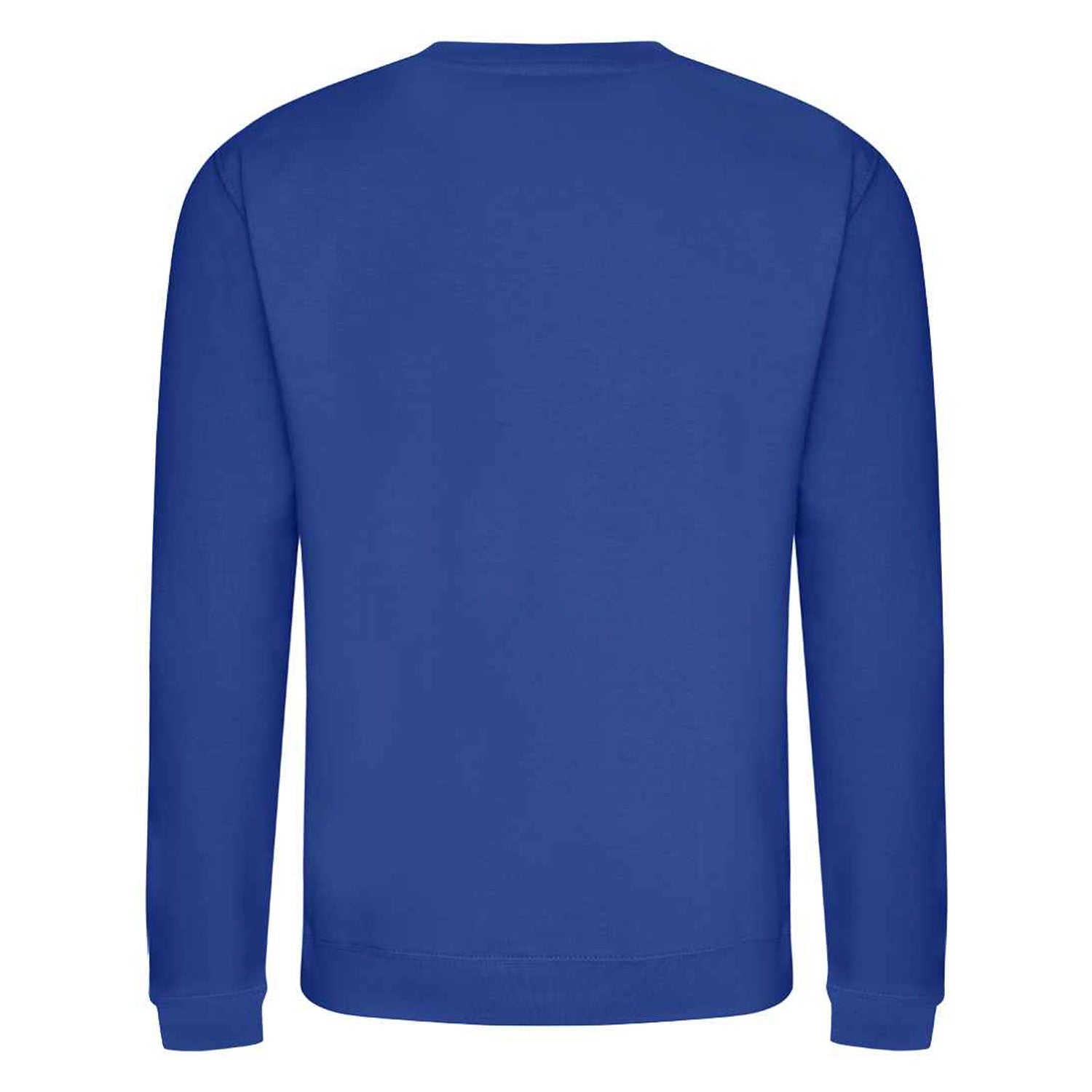 Bright Royal Blue - Back - Awdis Unisex Adult Soft Touch Sweatshirt