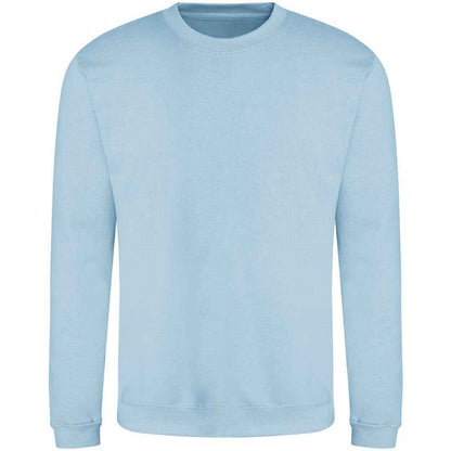 Ice Blue - Front - Awdis Unisex Adult Soft Touch Sweatshirt