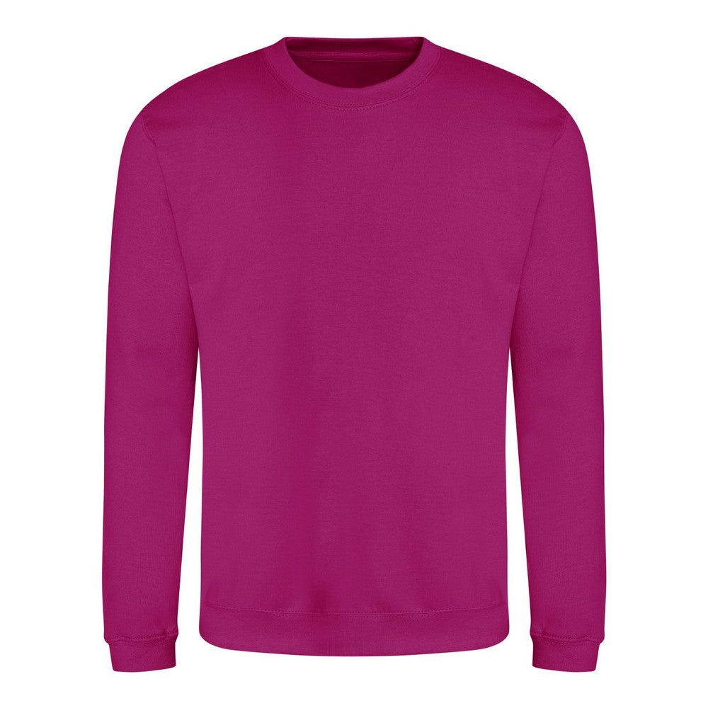 Festival Fuchsia - Front - Awdis Unisex Adult Soft Touch Sweatshirt