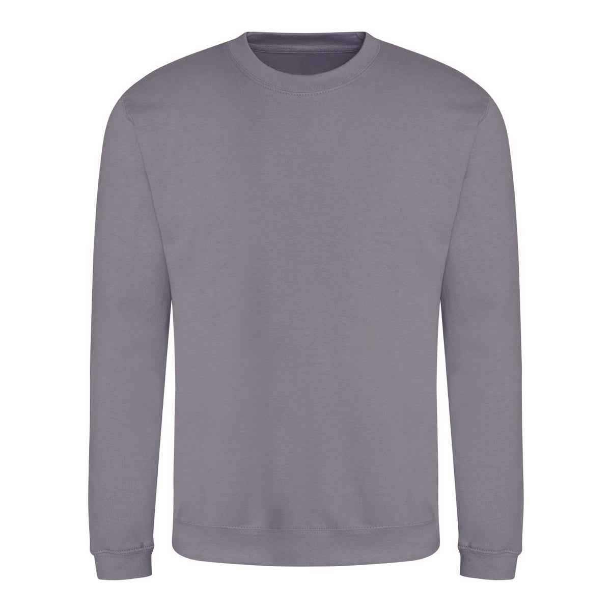 Dusty Lilac - Front - Awdis Unisex Adult Soft Touch Sweatshirt