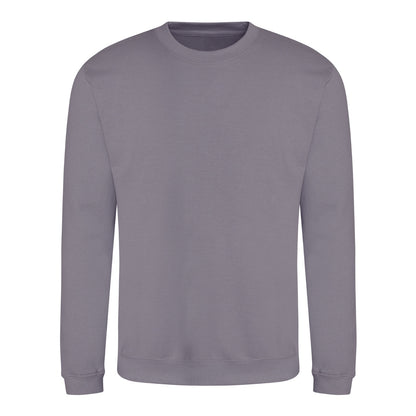 Dusty Lilac - Front - Awdis Unisex Adult Soft Touch Sweatshirt