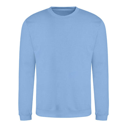 Cornflower Blue - Front - Awdis Unisex Adult Soft Touch Sweatshirt