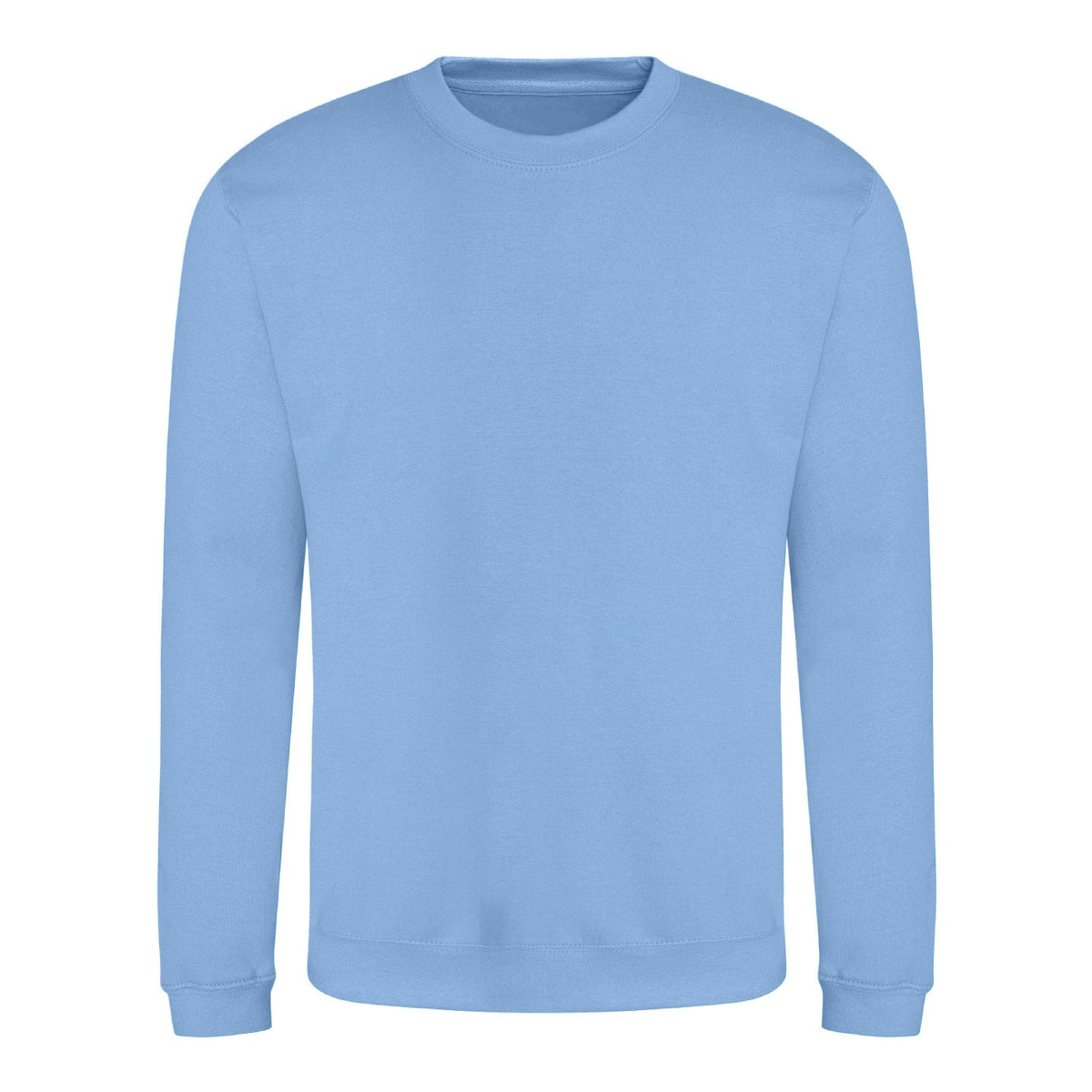 Cornflower Blue - Front - Awdis Unisex Adult Soft Touch Sweatshirt