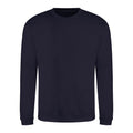 French Navy - Front - Awdis Unisex Adult Soft Touch Sweatshirt