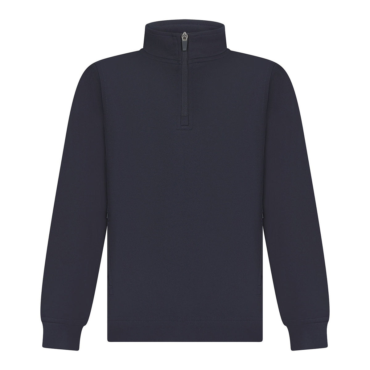 Navy - Front - Finden & Hales Childrens-Kids Contrast Panel Track Top