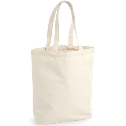 Natural - Front - Westford Mill Camden Cotton Fairtrade Tote Bag
