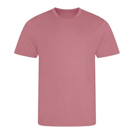 Dusty Pink - Front - Just Cool Mens T-Shirt