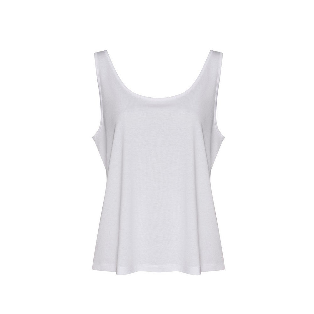 Solid White - Front - Awdis Womens-Ladies Tank Top