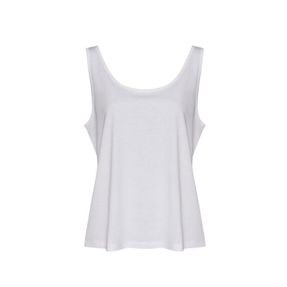 Solid White - Front - Awdis Womens-Ladies Tank Top