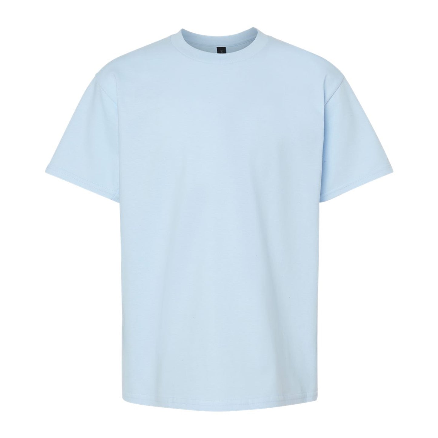Light Blue - Front - Gildan Childrens-Kids Softstyle Midweight T-Shirt