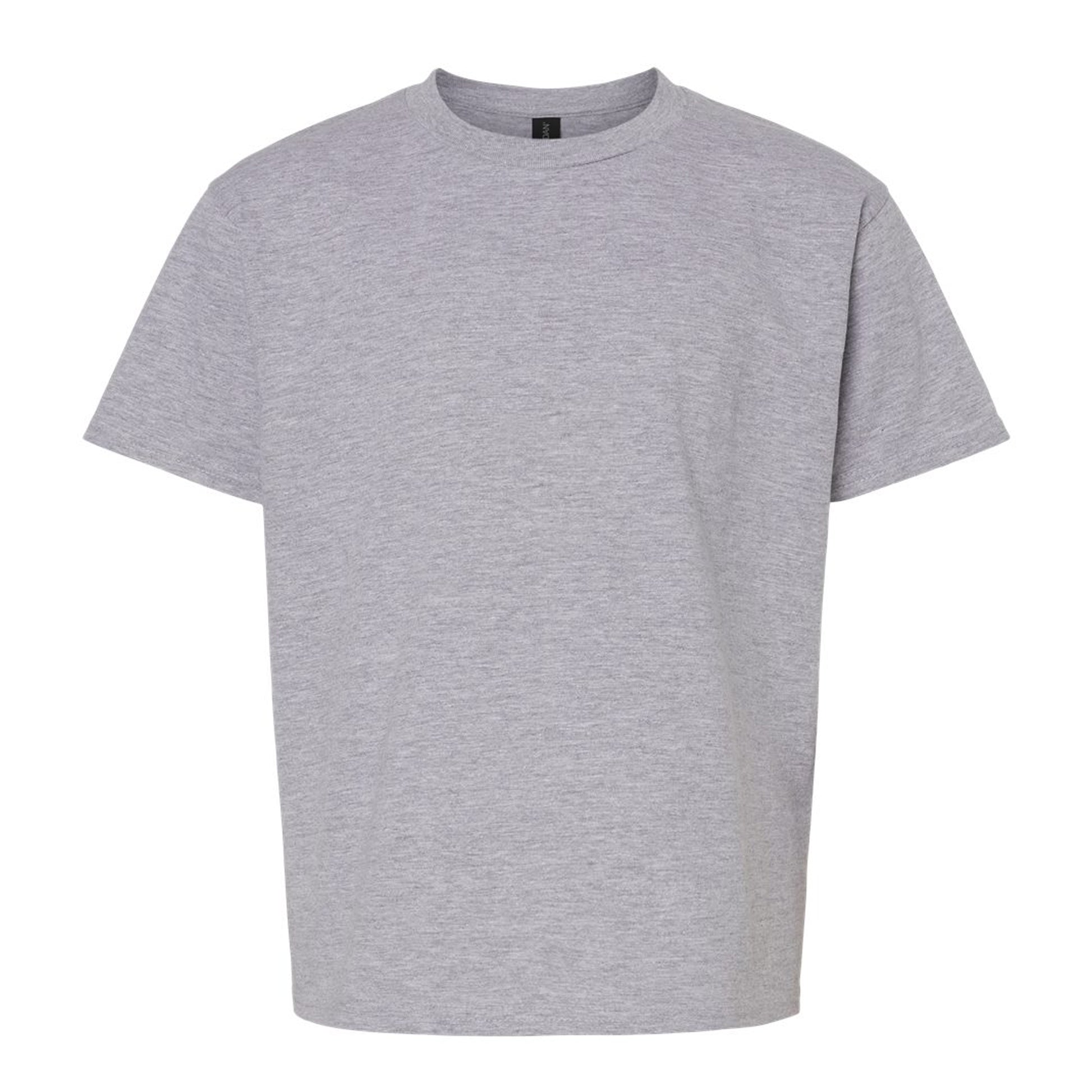 Sports Grey - Front - Gildan Childrens-Kids Softstyle Midweight T-Shirt