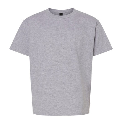 Sports Grey - Front - Gildan Childrens-Kids Softstyle Midweight T-Shirt