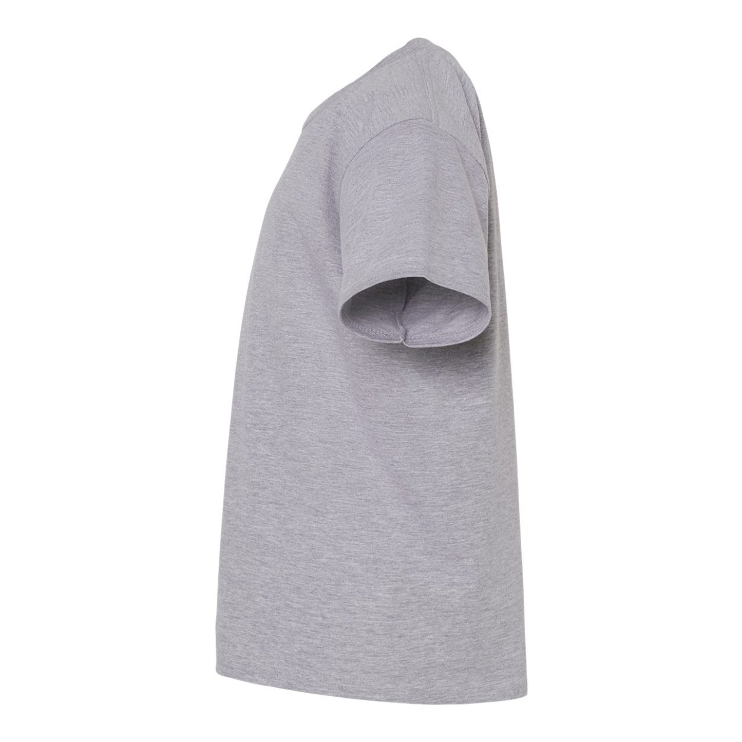Sports Grey - Side - Gildan Childrens-Kids Softstyle Midweight T-Shirt