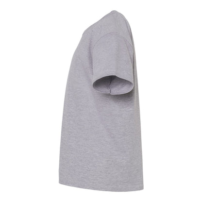 Sports Grey - Side - Gildan Childrens-Kids Softstyle Midweight T-Shirt