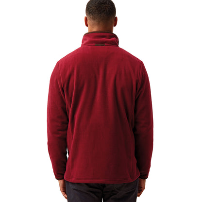 Burgundy-Brown - Back - Premier Mens Artisan Fleece Jacket