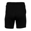 Black - Back - Bella + Canvas Mens Sweat Shorts