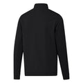 Black - Back - Adidas Mens Elevated Quarter Zip Sweatshirt